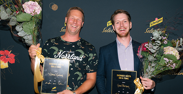 Läraren Mårten Noréus och bartendern Anton Petersson blandade årets bästa Gin & Tonics.